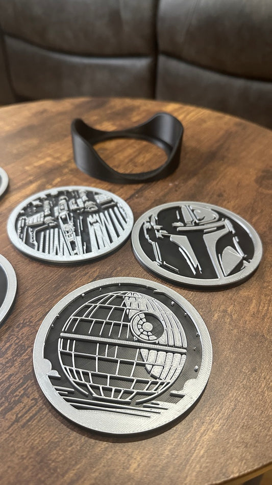 Galactic Coaster Set – Collector Drink Coasters (Inspired Design)