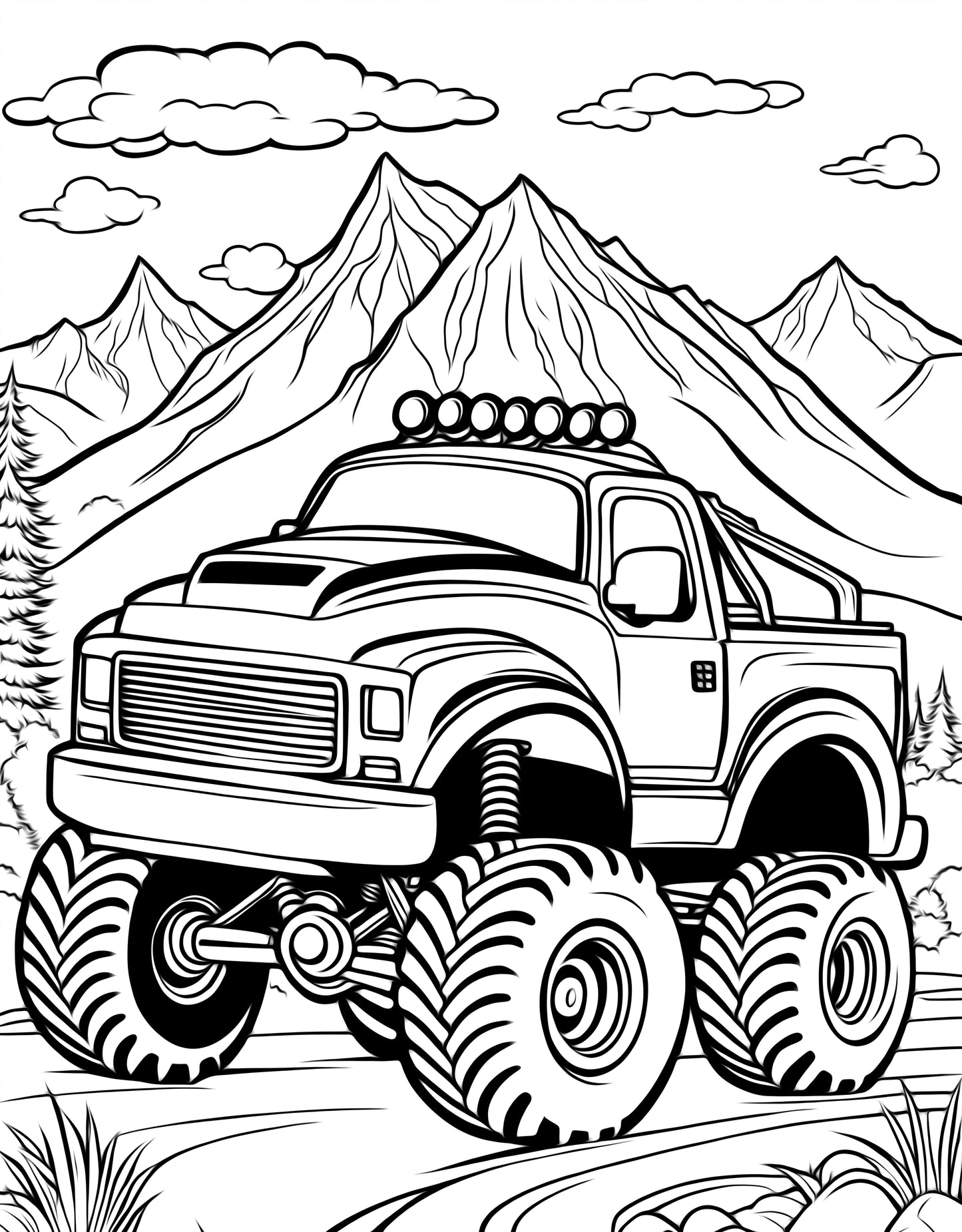Mighty Wheels – The Ultimate Coloring Rally