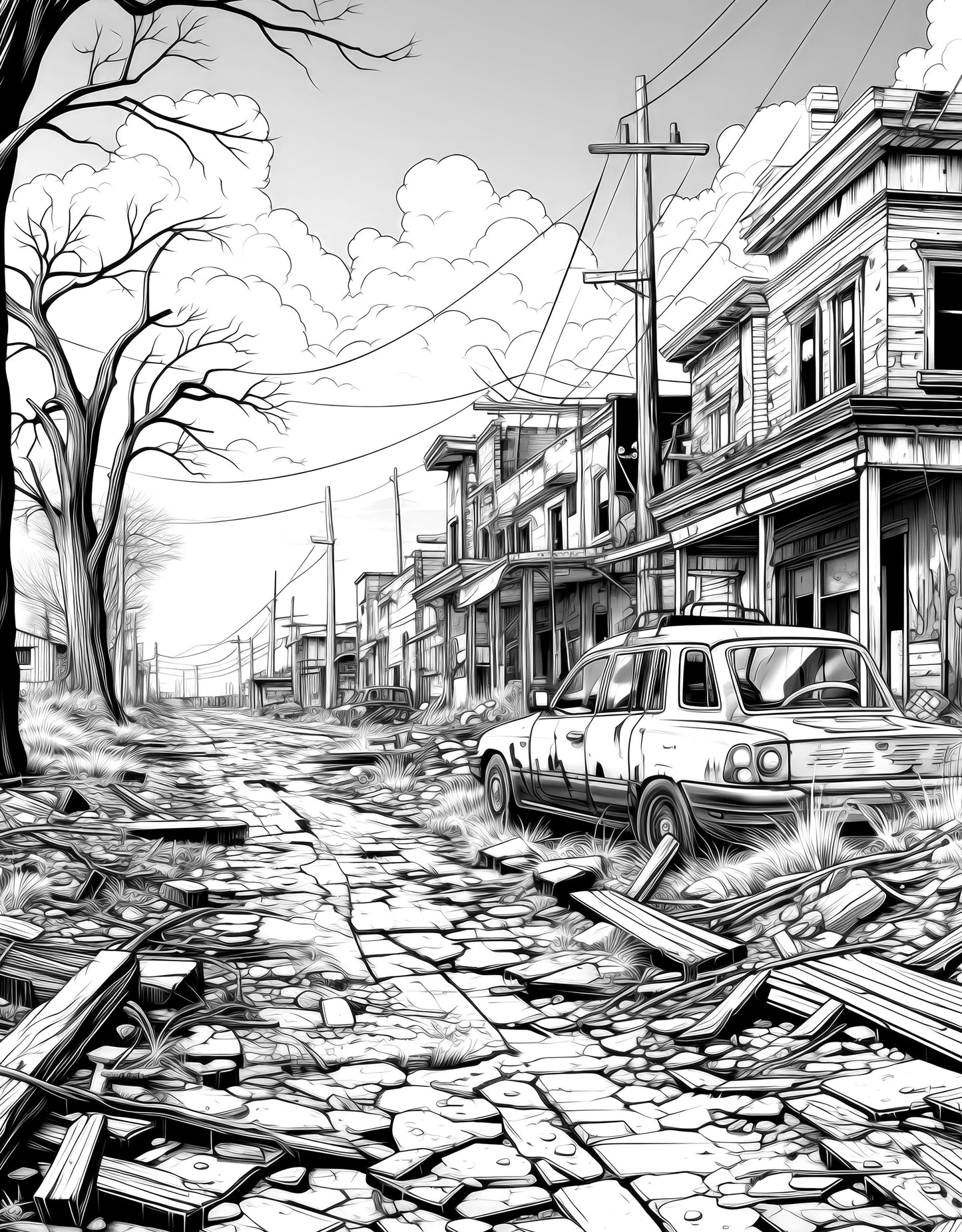 Apocalyptic Landscapes – Coloring Book Vol. 2