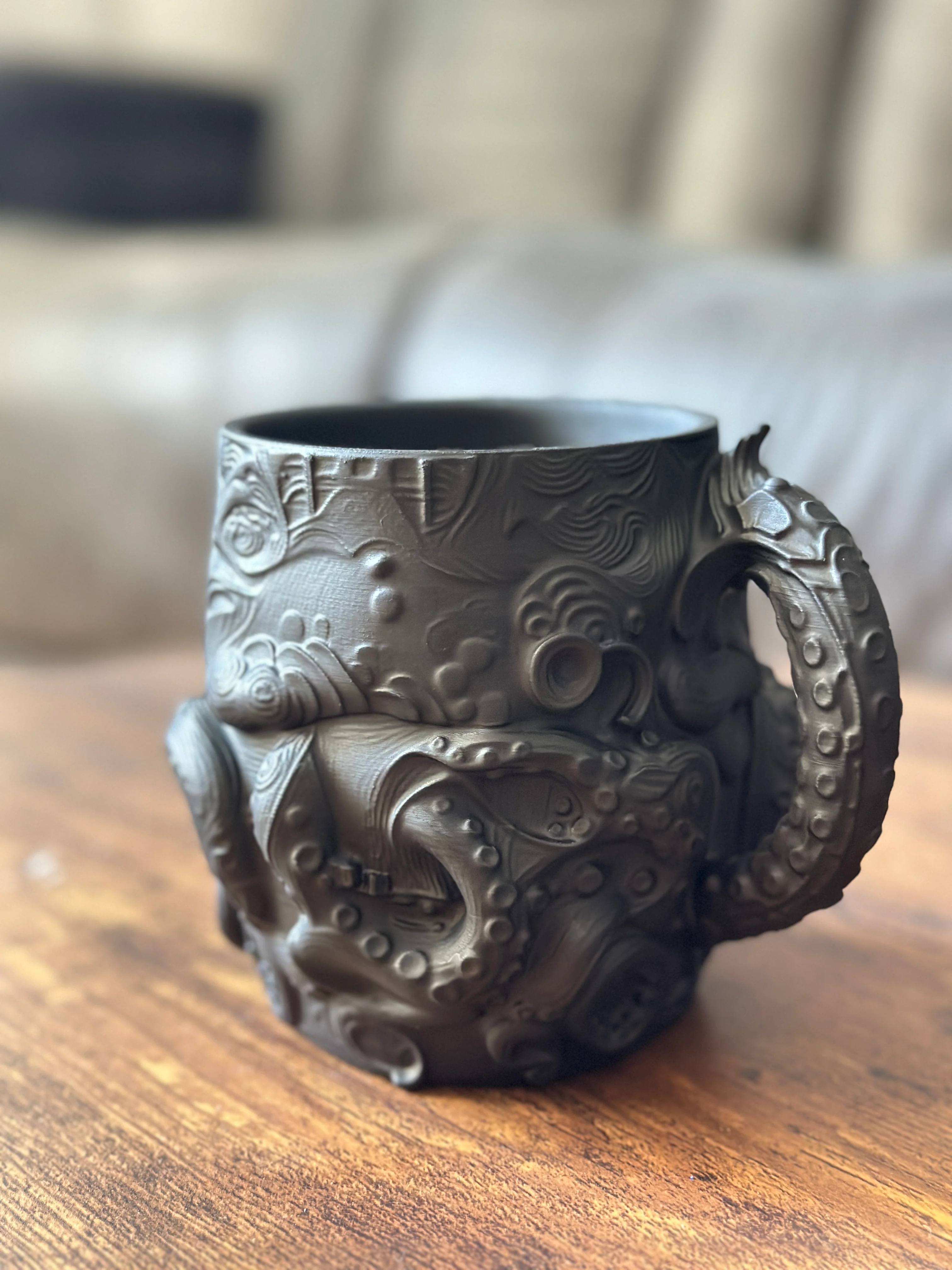 Octopus Pirate Display Mug – A Nautical Display Piece in Progress detail image