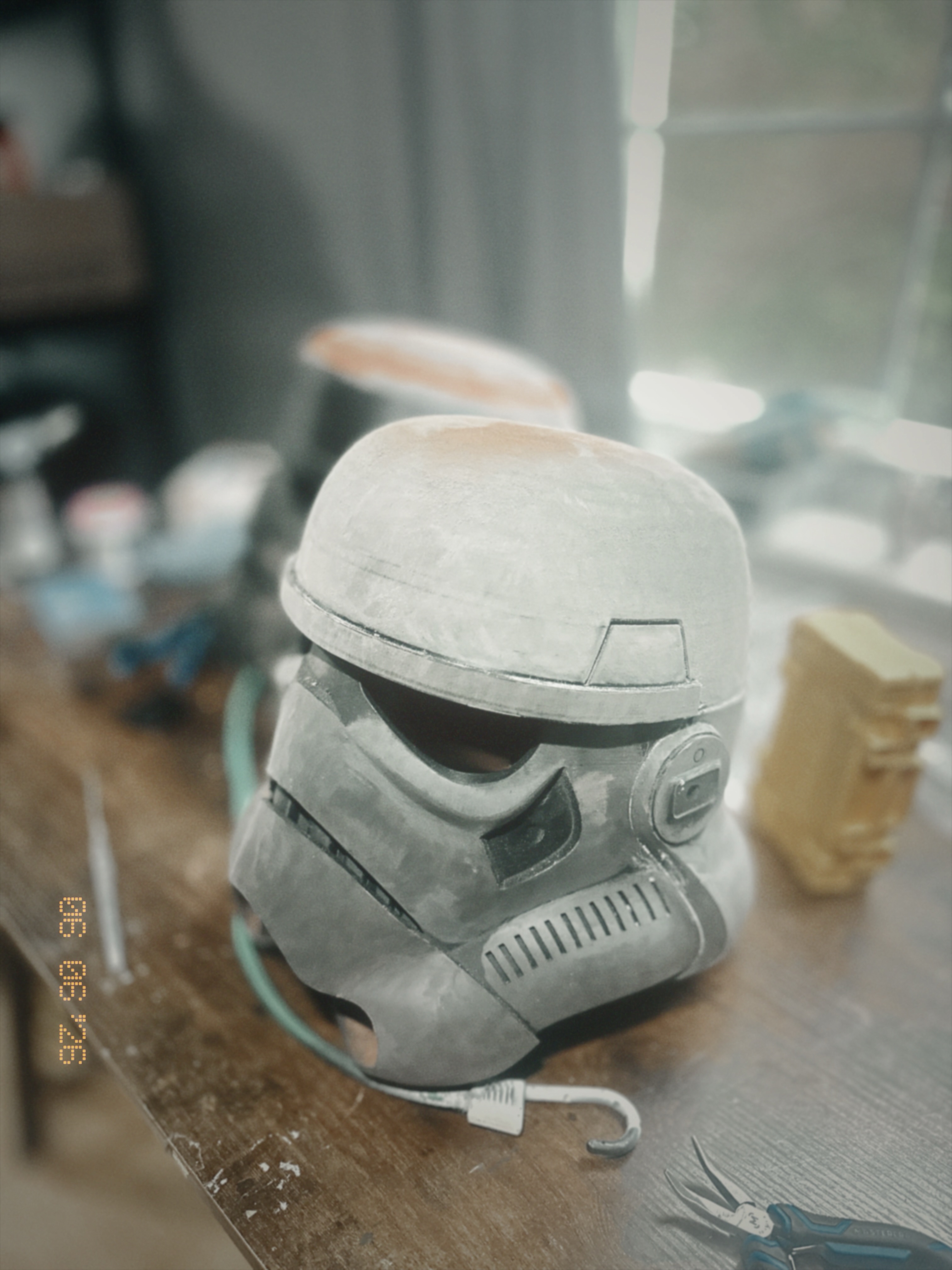 Finishing the Stormtrooper Helmet: The Sanding & Priming Grind detail image
