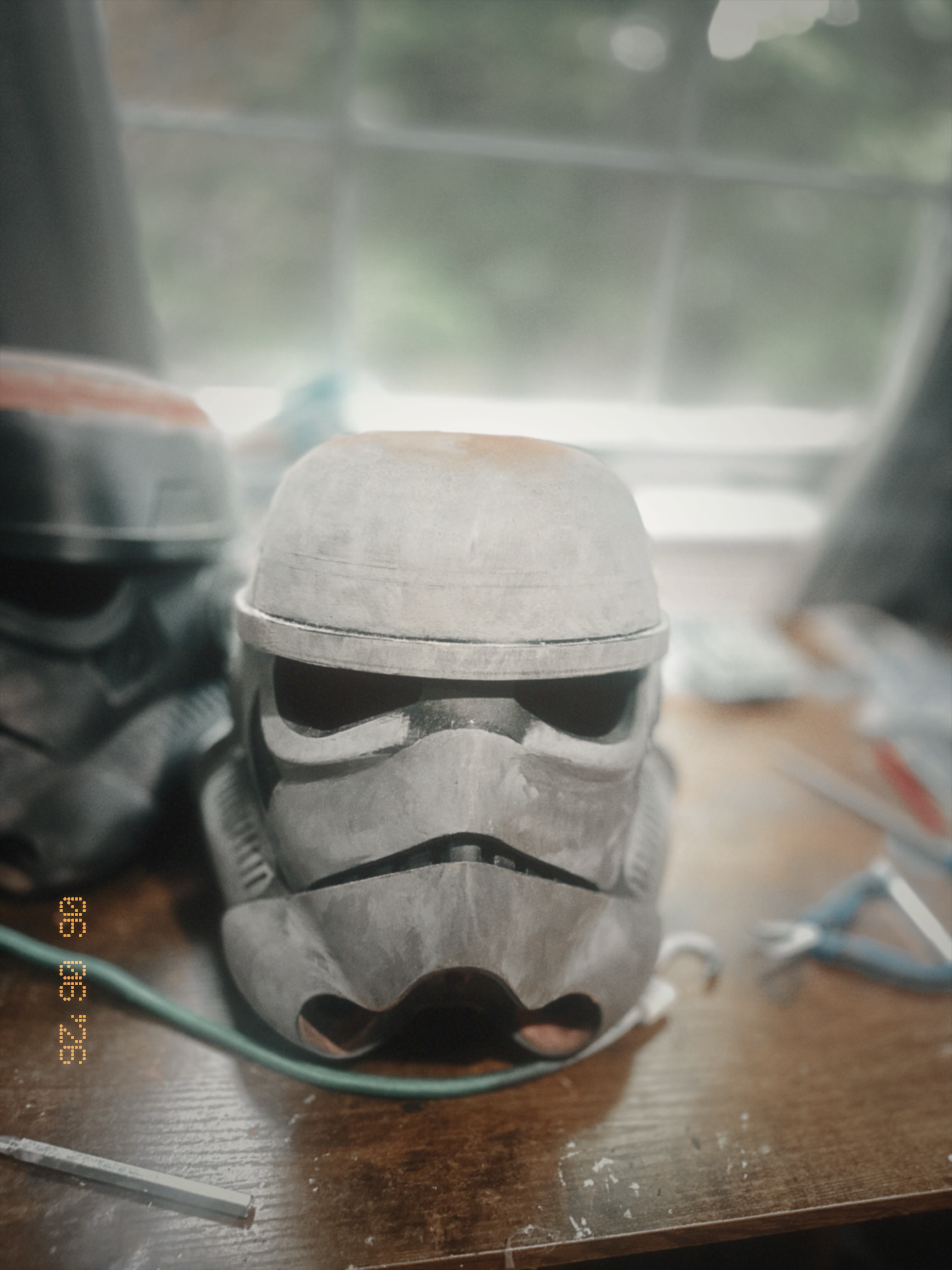 Finishing the Stormtrooper Helmet: The Sanding & Priming Grind detail image