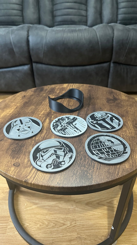 Galactic Coaster Set – Collector Drink Coasters (Inspired Design)