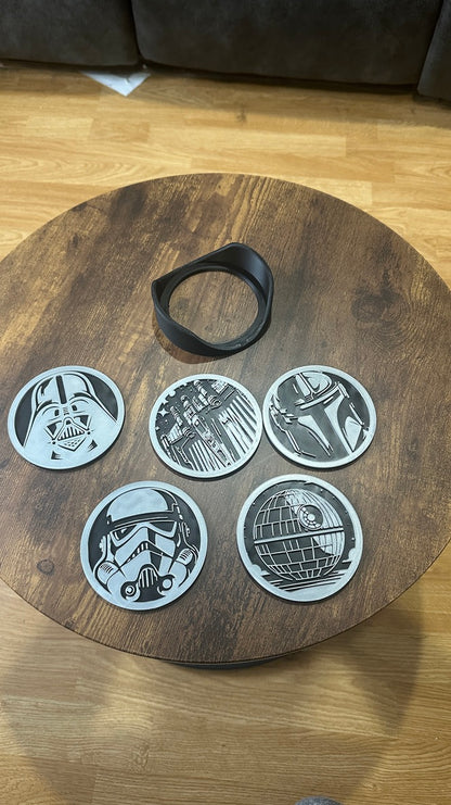 Galactic Coaster Set – Collector Drink Coasters (Inspired Design)