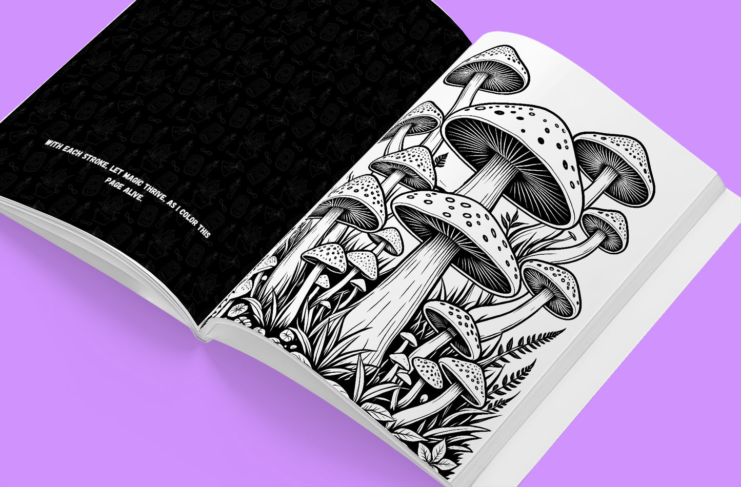 Bewitched by Color – A Coloring Spell Book (Volume I)