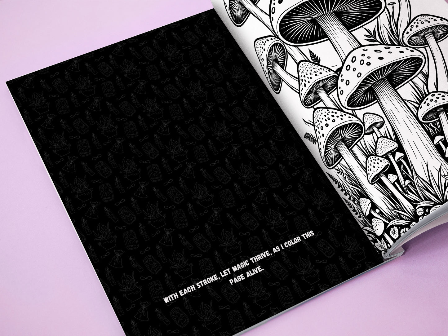 Bewitched by Color – A Coloring Spell Book (Volume I)