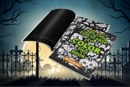 Halloween – Are You Too Scared to Color This Book?