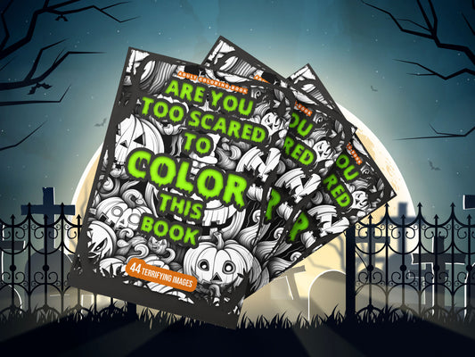 Halloween – Are You Too Scared to Color This Book?