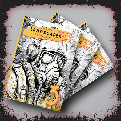 Apocalyptic Landscapes – Coloring Book Vol. 3