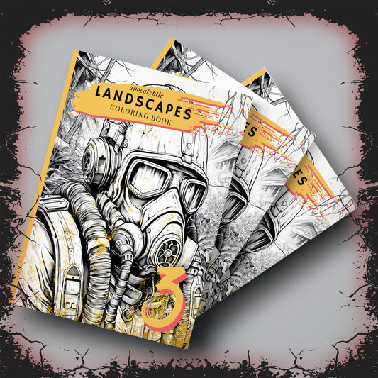 Apocalyptic Landscapes – Coloring Book Vol. 3