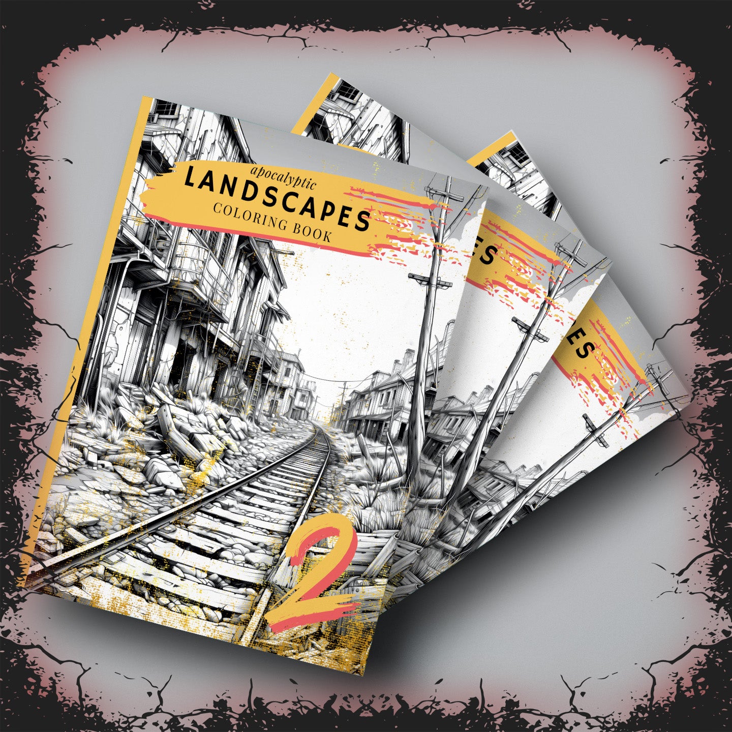 Apocalyptic Landscapes – Coloring Book Vol. 2