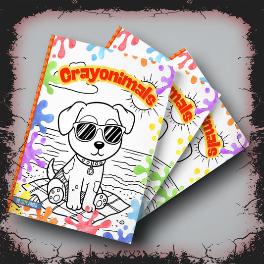 Crayonimals: Adorable Animals to Color and Love