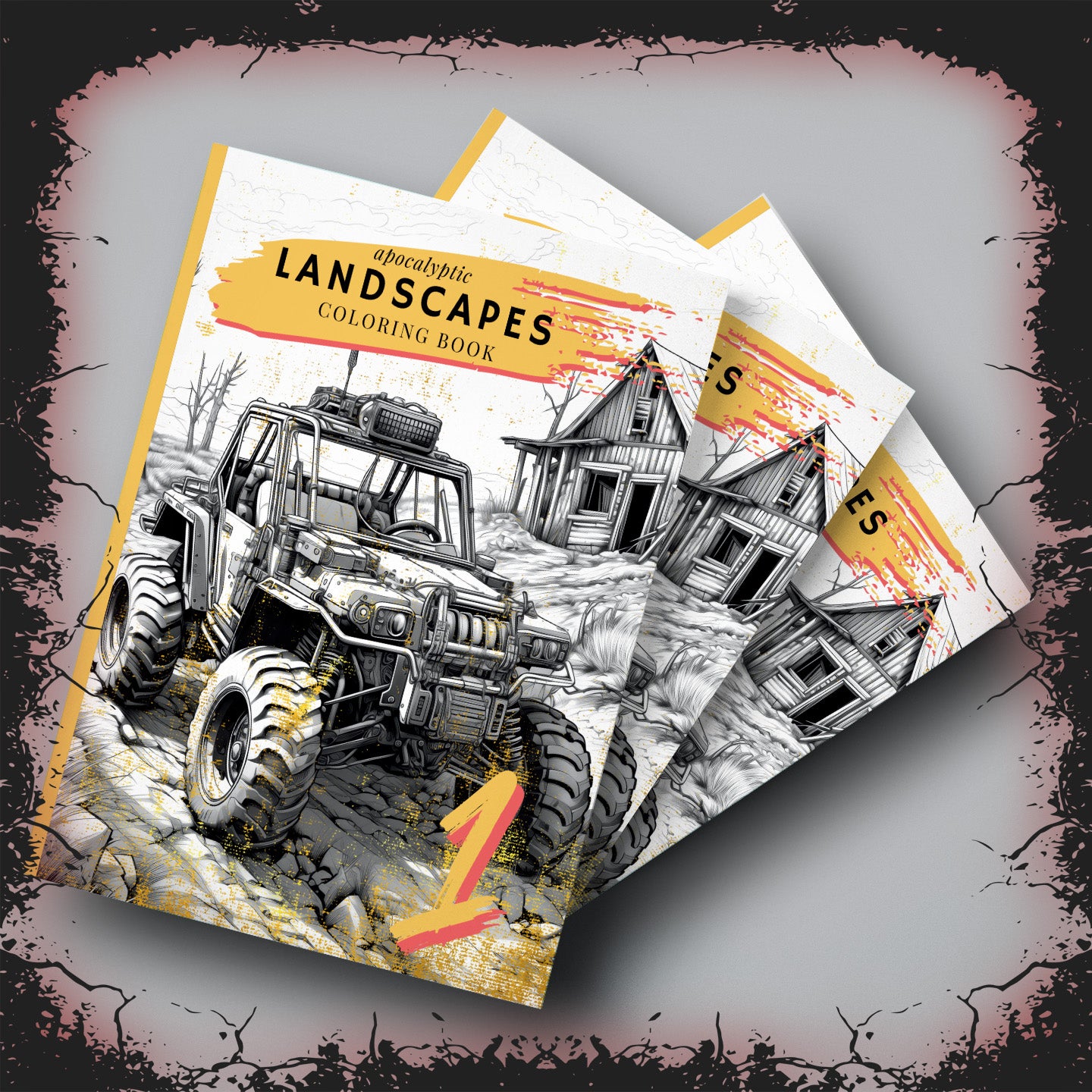 Apocalyptic Landscapes – Coloring Book Vol. 1