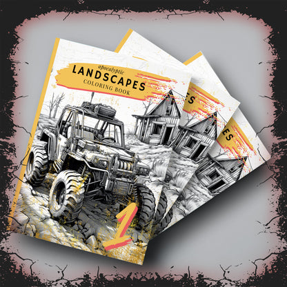 Apocalyptic Landscapes – Coloring Book Vol. 1