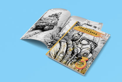 Apocalyptic Landscapes – Coloring Book Vol. 3