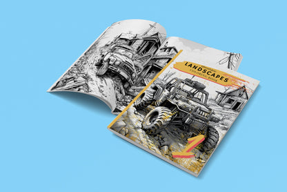 Apocalyptic Landscapes – Coloring Book Vol. 1