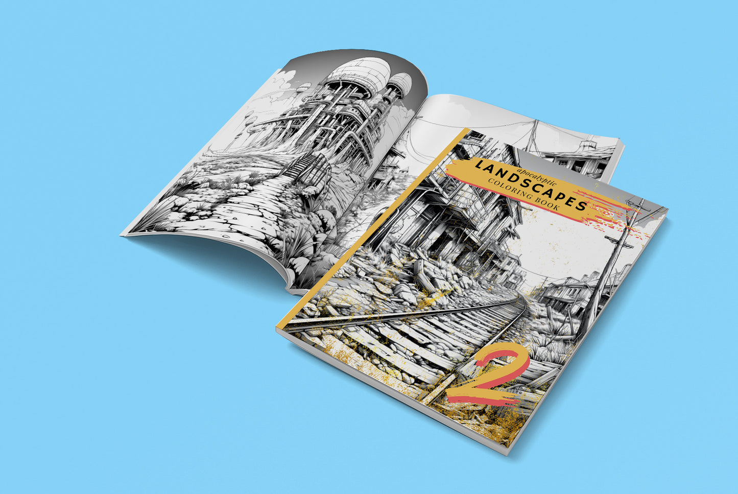 Apocalyptic Landscapes – Coloring Book Vol. 2