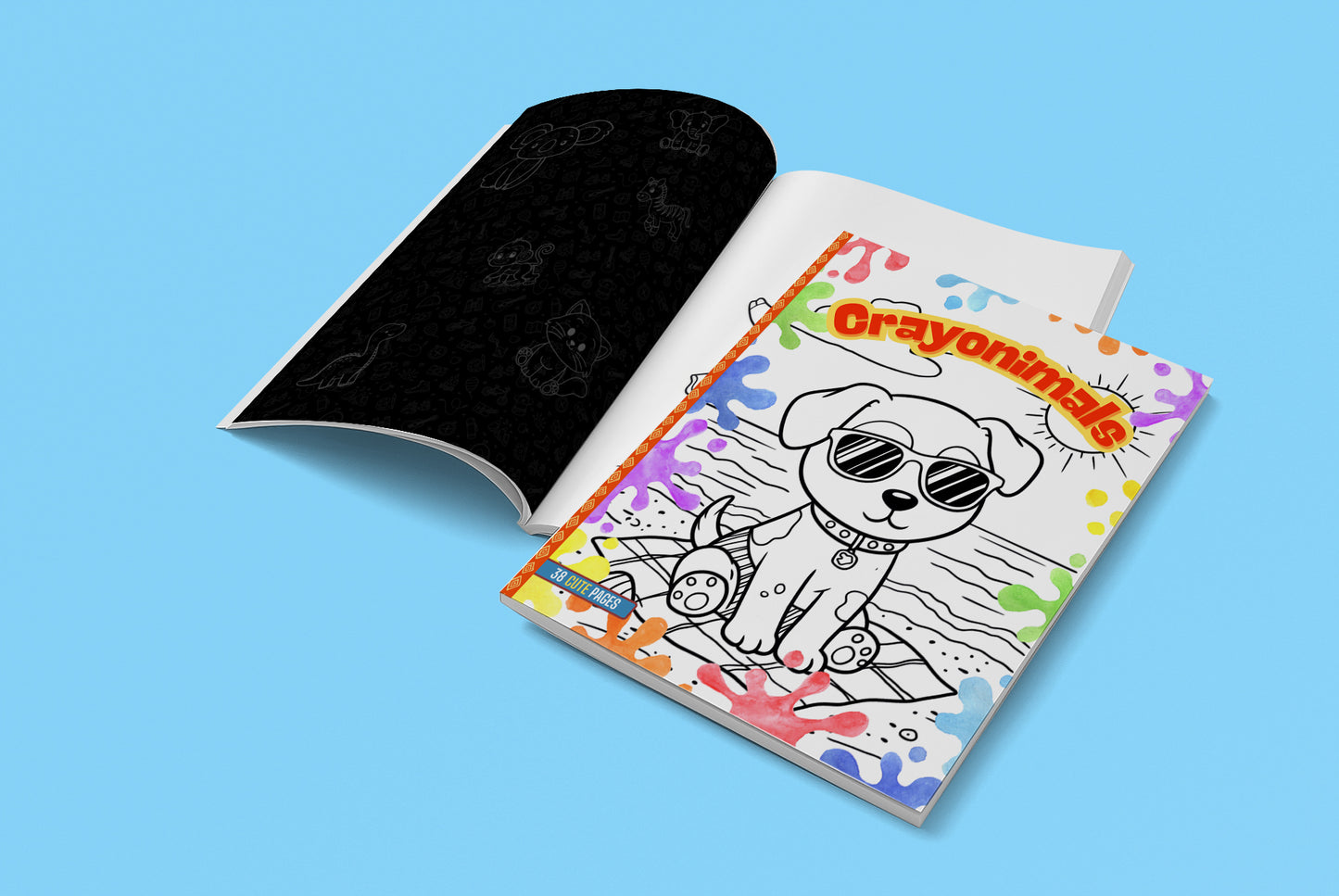 Crayonimals: Adorable Animals to Color and Love