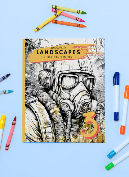 Apocalyptic Landscapes – Coloring Book Vol. 3