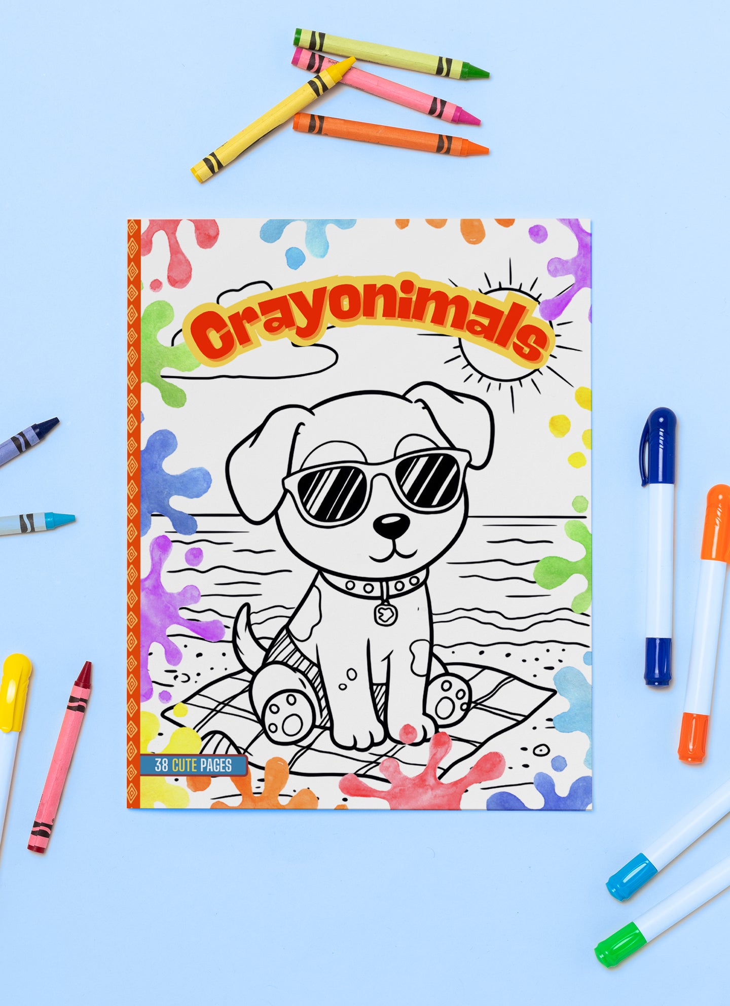 Crayonimals: Adorable Animals to Color and Love