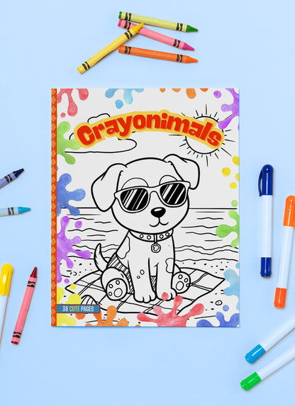 Crayonimals: Adorable Animals to Color and Love