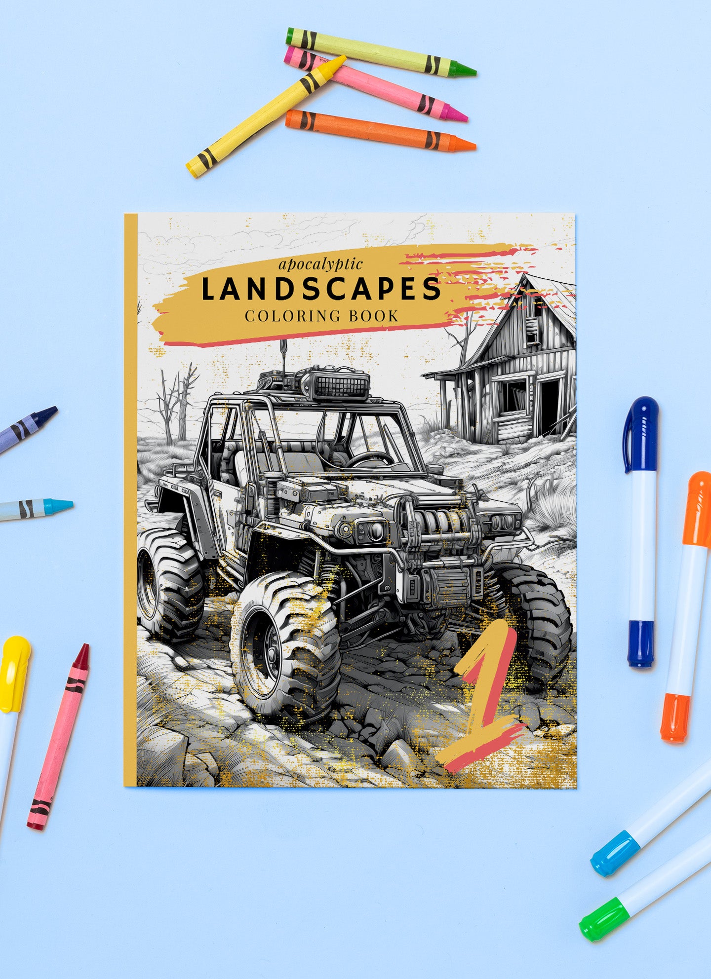 Apocalyptic Landscapes – Coloring Book Vol. 1