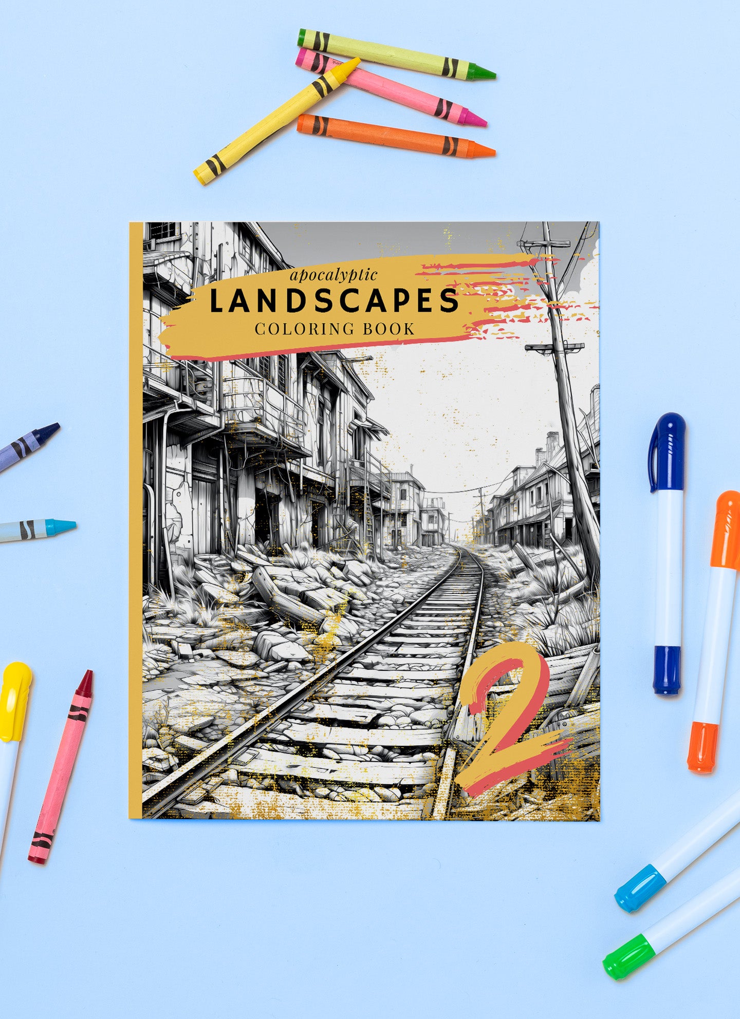 Apocalyptic Landscapes – Coloring Book Vol. 2