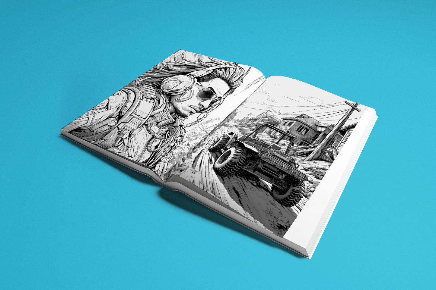Apocalyptic Landscapes – Coloring Book Vol. 3