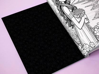 Ready to Be Colored – Floral Faces 2