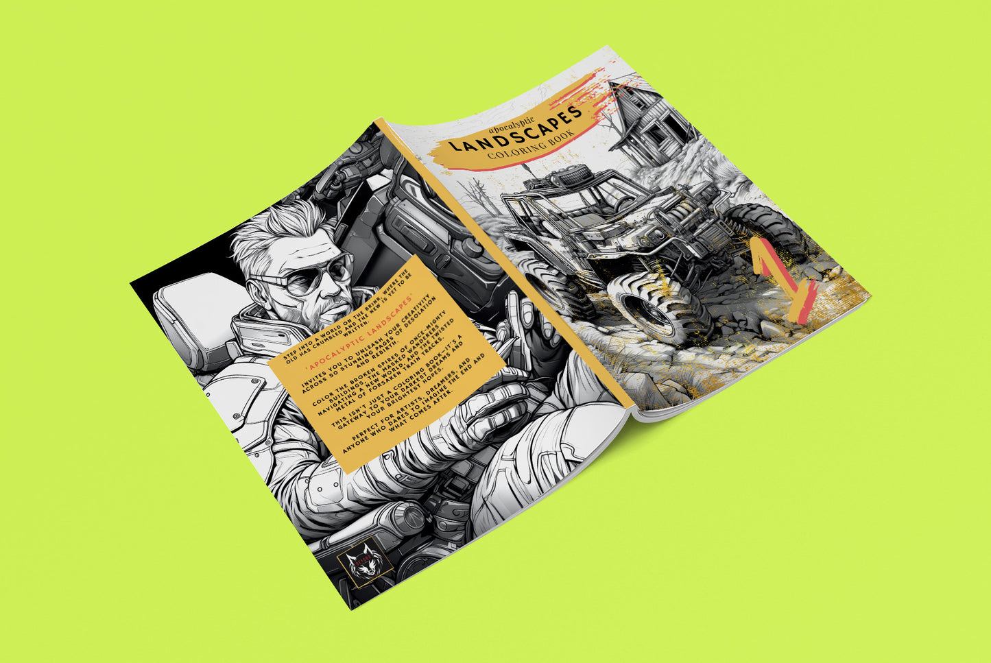 Apocalyptic Landscapes – Coloring Book Vol. 1