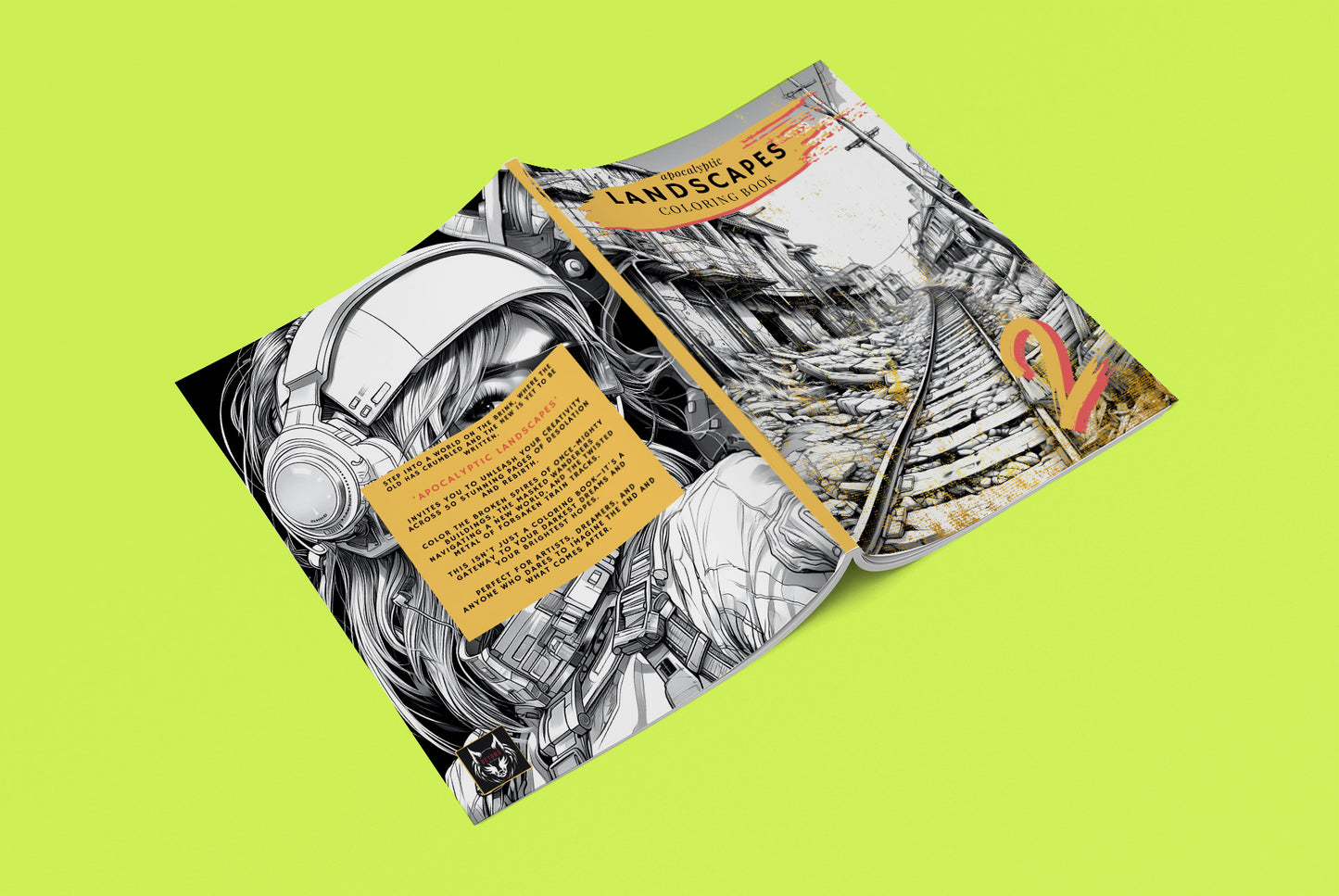 Apocalyptic Landscapes – Coloring Book Vol. 2