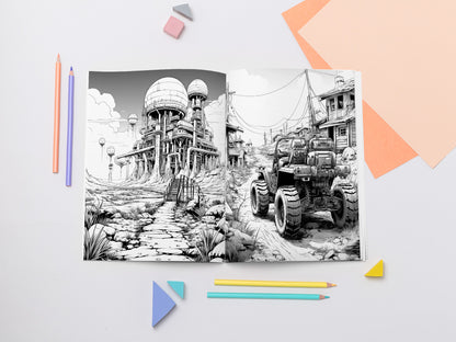 Apocalyptic Landscapes – Coloring Book Vol. 2