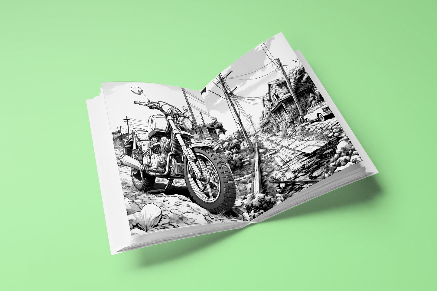 Apocalyptic Landscapes – Coloring Book Vol. 1