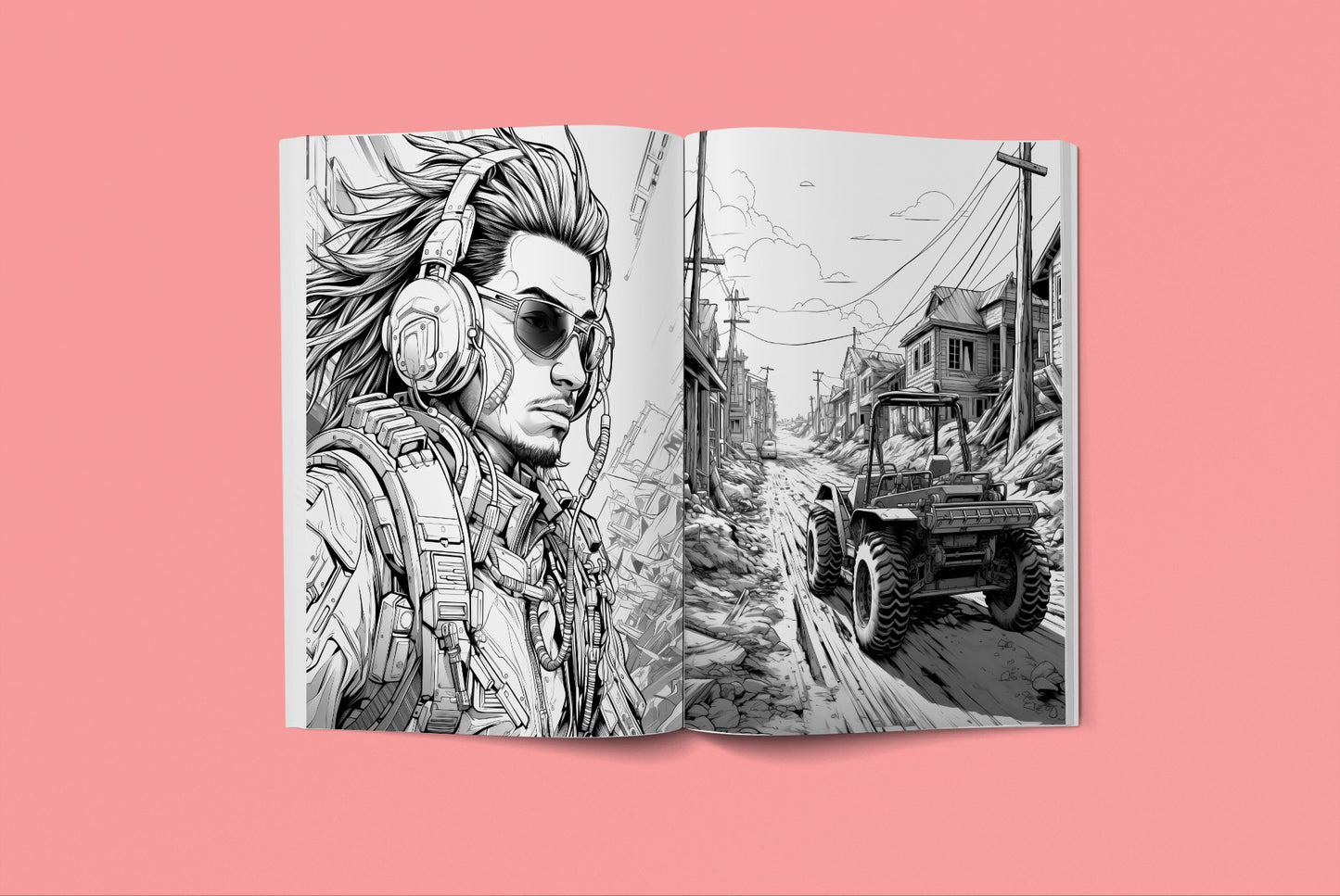 Apocalyptic Landscapes – Coloring Book Vol. 3