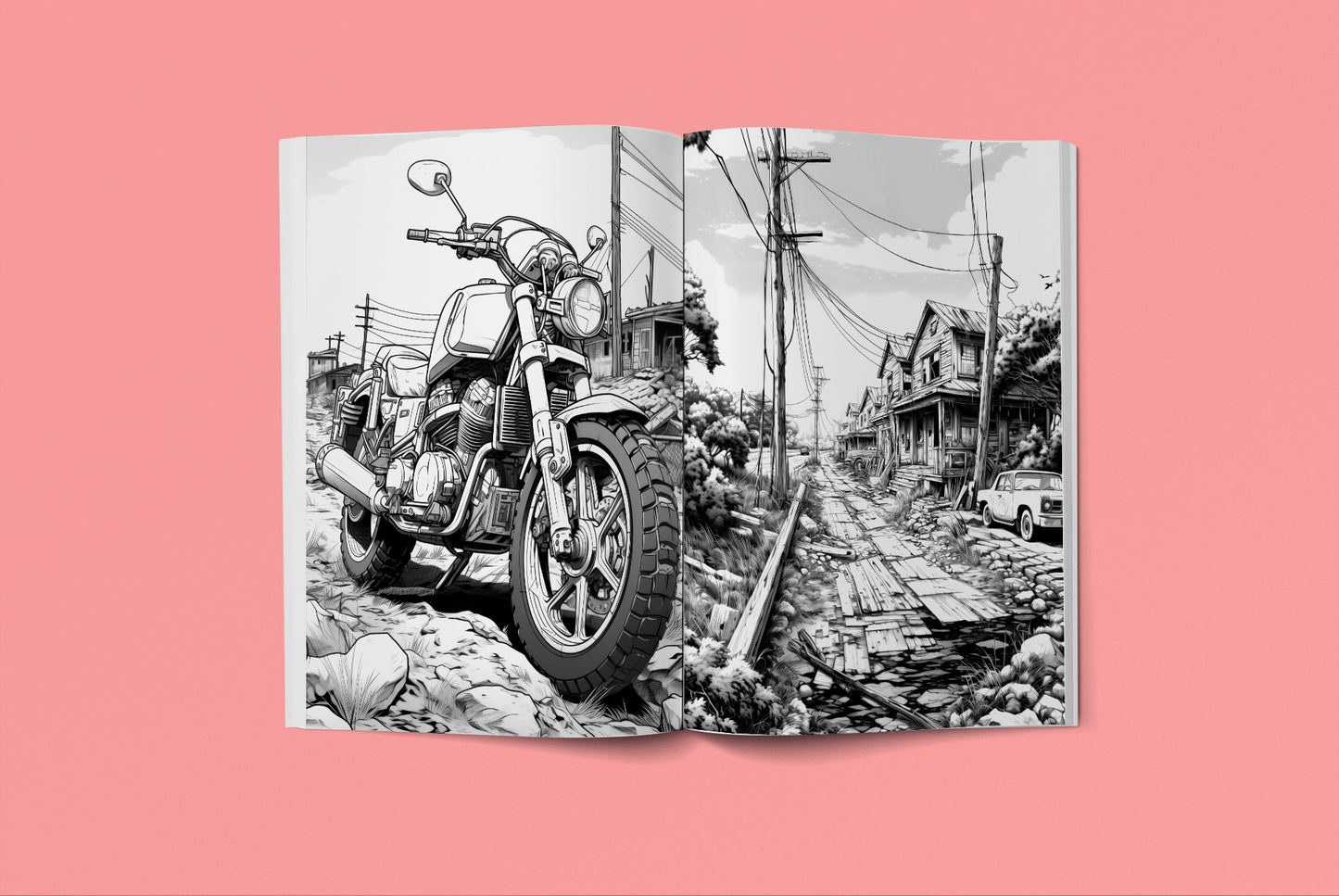 Apocalyptic Landscapes – Coloring Book Vol. 1