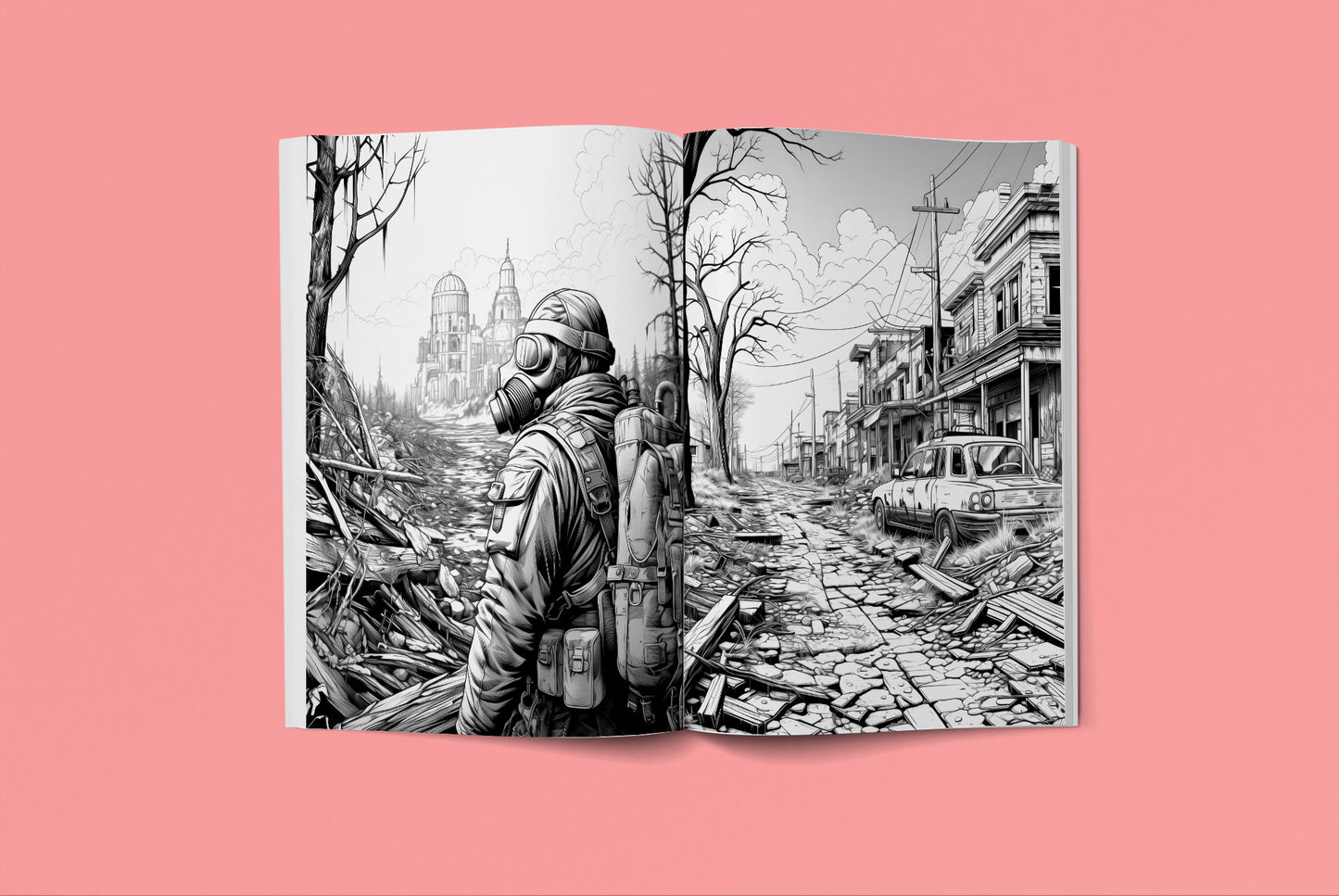 Apocalyptic Landscapes – Coloring Book Vol. 2