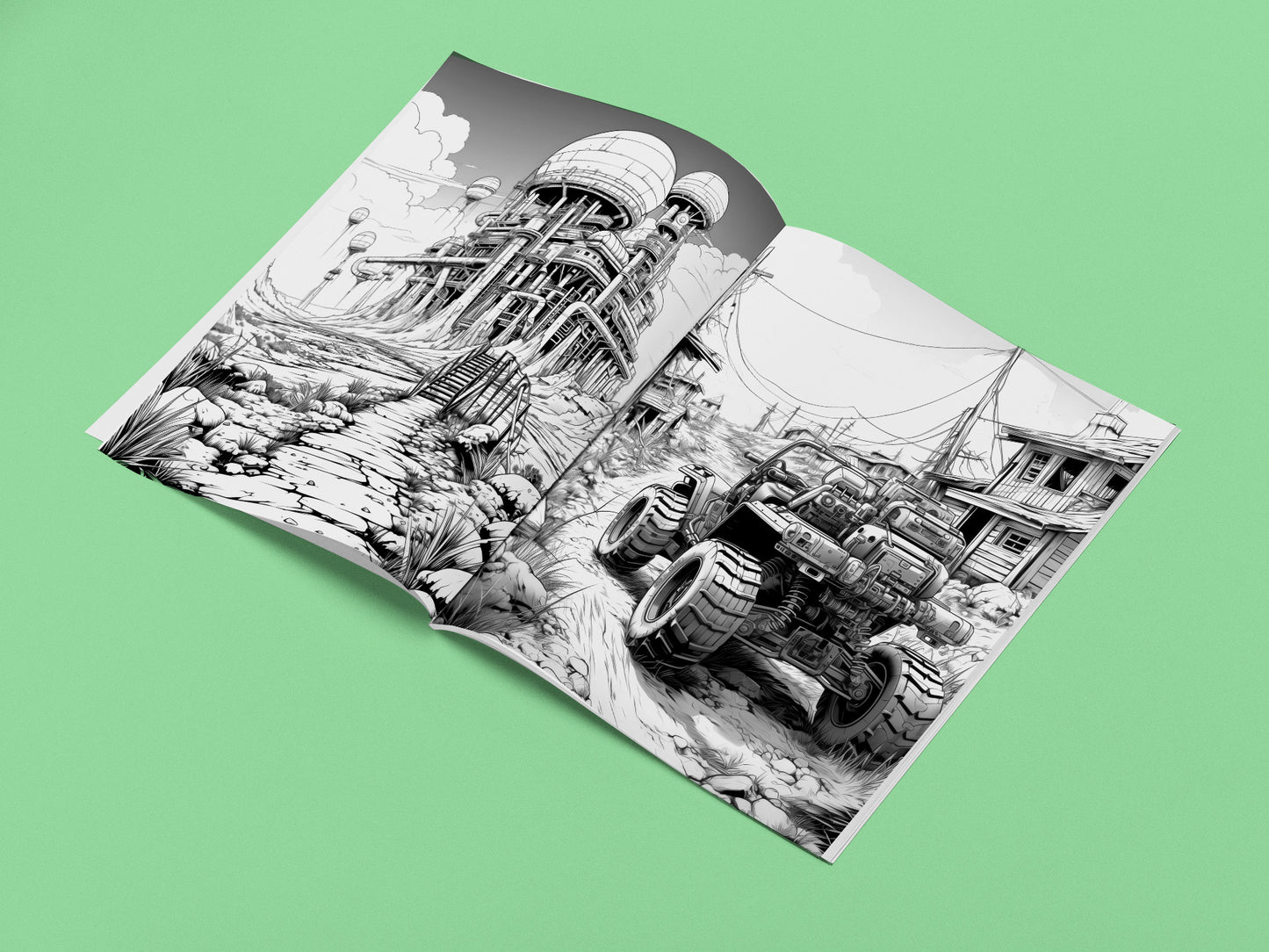 Apocalyptic Landscapes – Coloring Book Vol. 2