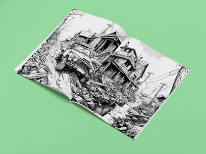 Apocalyptic Landscapes – Coloring Book Vol. 1