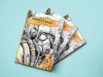 Apocalyptic Landscapes – Coloring Book Vol. 3