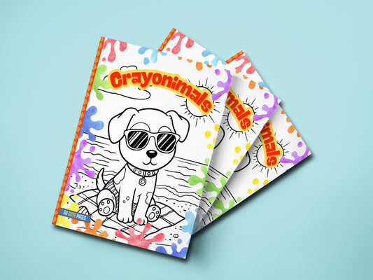 Crayonimals: Adorable Animals to Color and Love