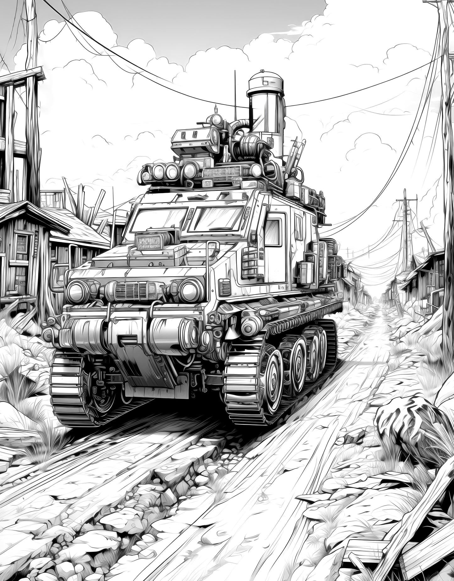 Apocalyptic Landscapes – Coloring Book Vol. 3
