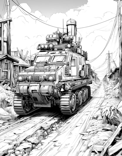 Apocalyptic Landscapes – Coloring Book Vol. 3