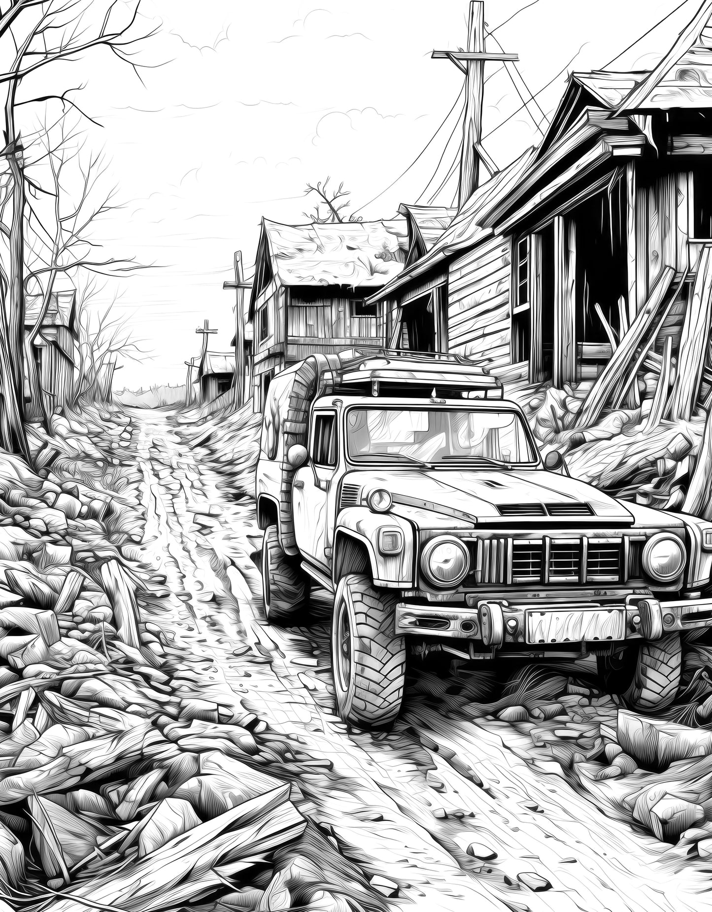 Apocalyptic Landscapes – Coloring Book Vol. 1
