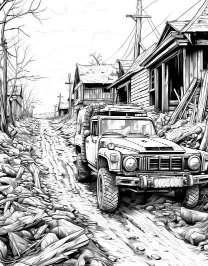 Apocalyptic Landscapes – Coloring Book Vol. 1