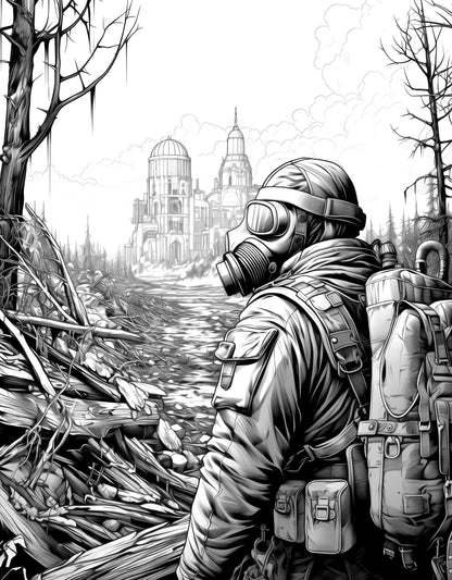 Apocalyptic Landscapes – Coloring Book Vol. 2