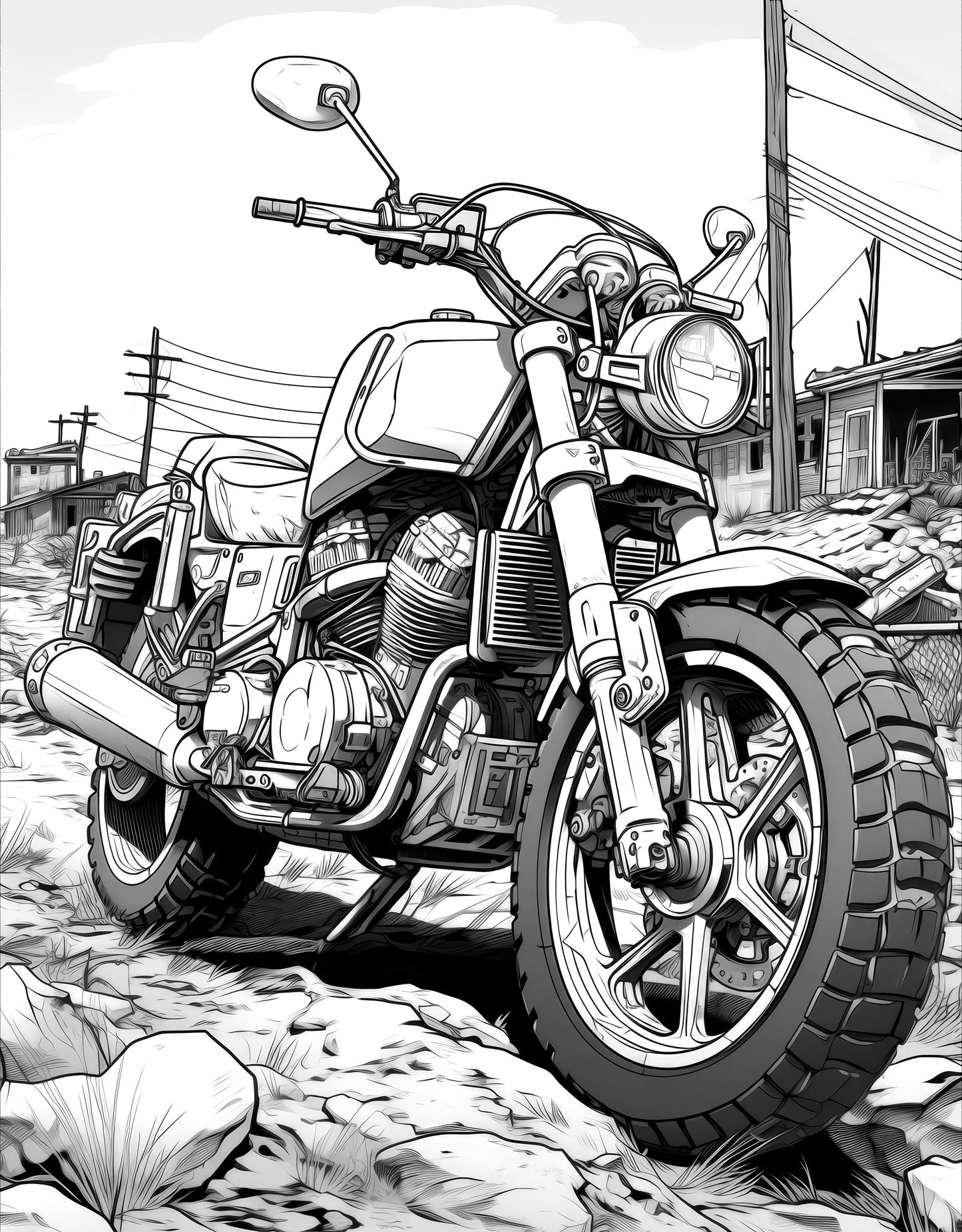 Apocalyptic Landscapes – Coloring Book Vol. 1