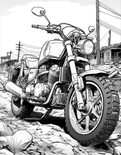 Apocalyptic Landscapes – Coloring Book Vol. 1