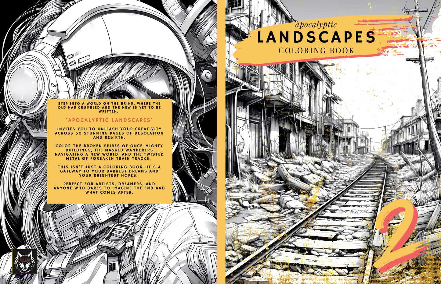 Apocalyptic Landscapes – Coloring Book Vol. 2