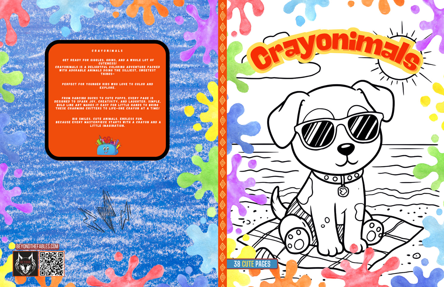 Crayonimals: Adorable Animals to Color and Love