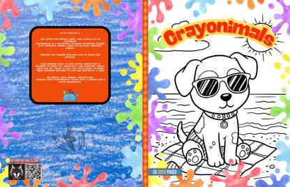 Crayonimals: Adorable Animals to Color and Love
